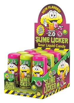 Toxic Waste Slime Licker 2.0 Green Apple & Black Cherry 2oz 12ct